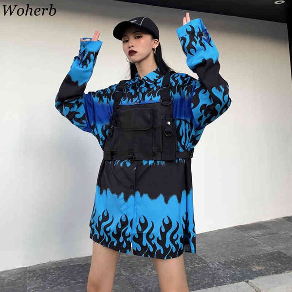 casual blue flame print women blouse long sleeve shirts harajuku loose bf ladies black waistcoat korean 91292 210422, White
casual blue flame print women blouse long sleeve shirts harajuku loose bf ladies black waistcoat korean 91292 210422, White