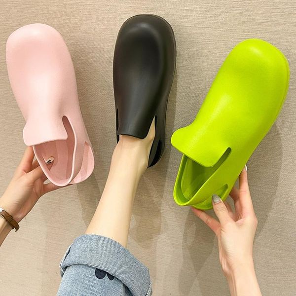 boots shoes women 2021 flat heel luxury designer rubber lolita summer ladies low fashion basic slides rome scandals pu, Black
boots shoes women 2021 flat heel luxury designer rubber lolita summer ladies low fashion basic slides rome scandals pu, Black