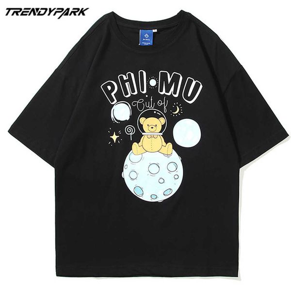 men's funny bear t-shirt summer short sleeve tee hip hop oversized cotton casual harajuku streetwear tshirts men 210601, White;black
men's funny bear t-shirt summer short sleeve tee hip hop oversized cotton casual harajuku streetwear tshirts men 210601, White;black