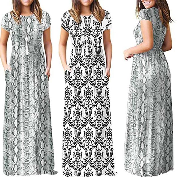 ethnic clothing ladies summer dresses fashion women casual o-neck short sleeve prints loose pockets long sundress vestidos, Red
ethnic clothing ladies summer dresses fashion women casual o-neck short sleeve prints loose pockets long sundress vestidos, Red