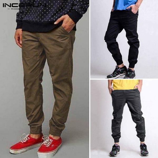 men's pants 2021 fashion casual men solid color button pockets streetwear joggers trousers fitness pantalones hombre incerun s-5xl, Black
men's pants 2021 fashion casual men solid color button pockets streetwear joggers trousers fitness pantalones hombre incerun s-5xl, Black