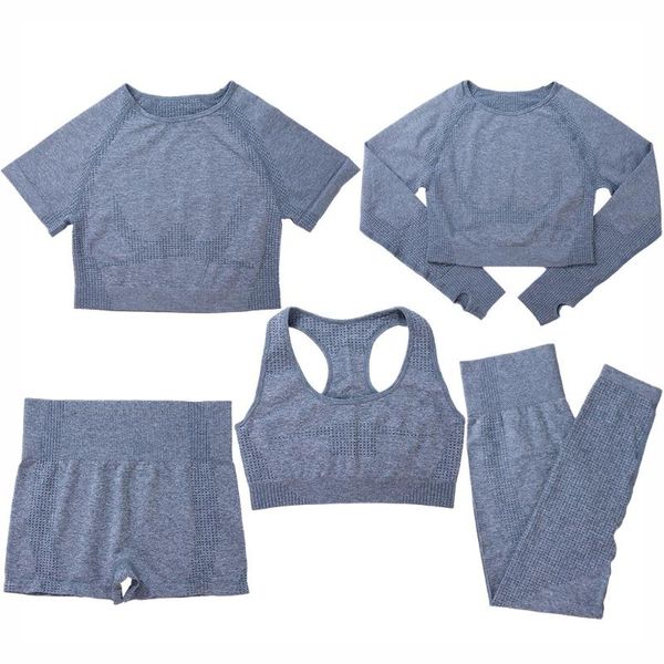 yoga outfit 5pcs seamless set for women workout sportswear gym clothing fitness long sleeve crop high waist leggings sports suits
yoga outfit 5pcs seamless set for women workout sportswear gym clothing fitness long sleeve crop high waist leggings sports suits