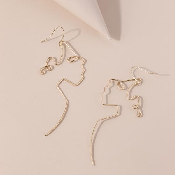 Dangle & Chandelier Fashion Female Drop Earrings Alloy Irregular Abstract Exaggerated Face Earring Casual Party Contour Jewelry, Silver
Dangle & Chandelier Fashion Female Drop Earrings Alloy Irregular Abstract Exaggerated Face Earring Casual Party Contour Jewelry, Silver
