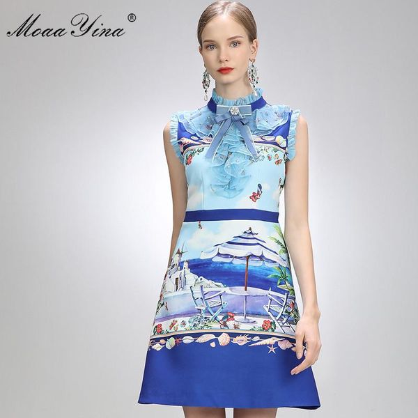 moaayina fashion designer dress summer women's sleeveless ruffles beaded beach floral-print vacation short dresses casual, Black;gray
moaayina fashion designer dress summer women's sleeveless ruffles beaded beach floral-print vacation short dresses casual, Black;gray