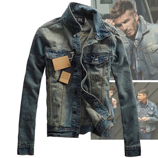 men's jackets 2021 autumn motorcycle denim jacket men korea trend classic vintage blue jean fashion lapel single breasted outerwear, Black;brown
men's jackets 2021 autumn motorcycle denim jacket men korea trend classic vintage blue jean fashion lapel single breasted outerwear, Black;brown