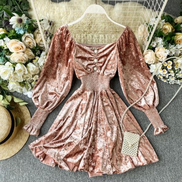 casual dresses spring autumn clothes women dress square collar high waist slim elegant female long puff sleeve vestidos jw9293, Black;gray
casual dresses spring autumn clothes women dress square collar high waist slim elegant female long puff sleeve vestidos jw9293, Black;gray