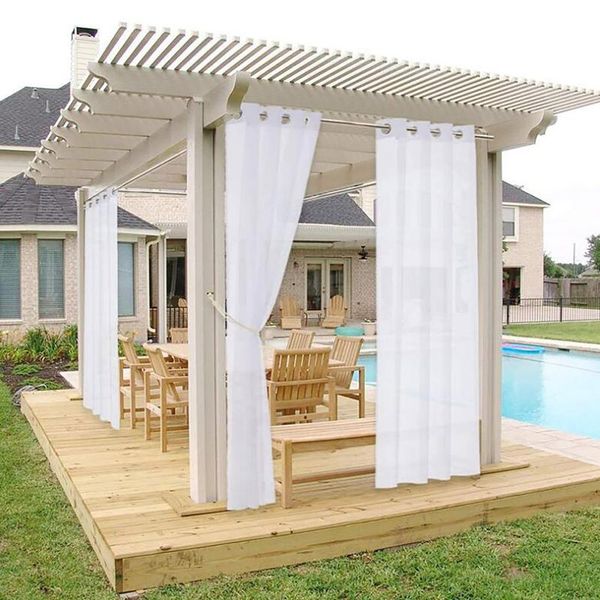 curtain & drapes 1pc panel waterproof garden decoration outdoor sheer curtains for porch exterior voile with sliver ring grommet fft
curtain & drapes 1pc panel waterproof garden decoration outdoor sheer curtains for porch exterior voile with sliver ring grommet fft