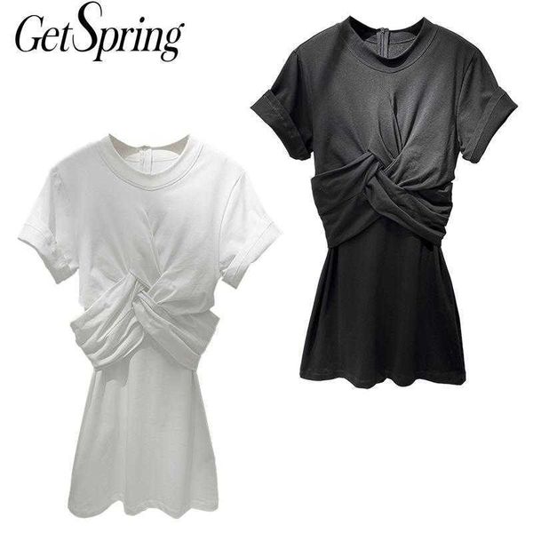 getspring women dress wrinkles short sleeve t shirt slim wrap hip mini casual es fashion summer es black white 210601, Black;gray
getspring women dress wrinkles short sleeve t shirt slim wrap hip mini casual es fashion summer es black white 210601, Black;gray
