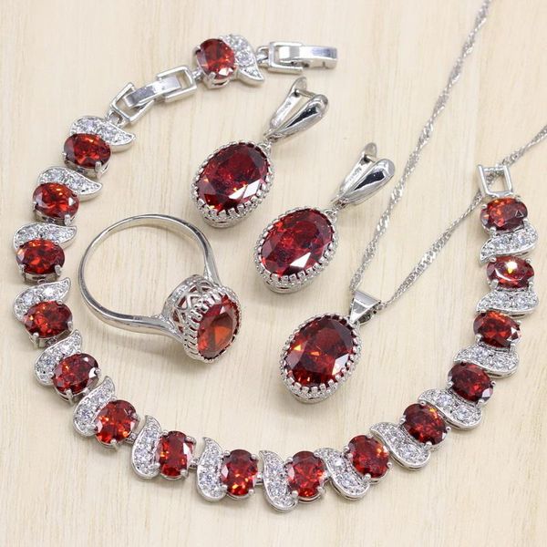 earrings & necklace silver color jewelry red cry charm sets women earrings/pendant/necklace/ring/bracelets
earrings & necklace silver color jewelry red cry charm sets women earrings/pendant/necklace/ring/bracelets