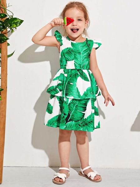 girl's dresses 9m-7 years girls ruffles sleeve princess dress summer leaf print kid cupcake children clothing baby girl elegant, Red;yellow
girl's dresses 9m-7 years girls ruffles sleeve princess dress summer leaf print kid cupcake children clothing baby girl elegant, Red;yellow