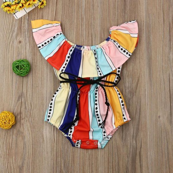 rompers 0-24m infant toddler baby kid girl bodysuit striped print off shoulder jumpsuit sunsuit clothes, Blue
rompers 0-24m infant toddler baby kid girl bodysuit striped print off shoulder jumpsuit sunsuit clothes, Blue