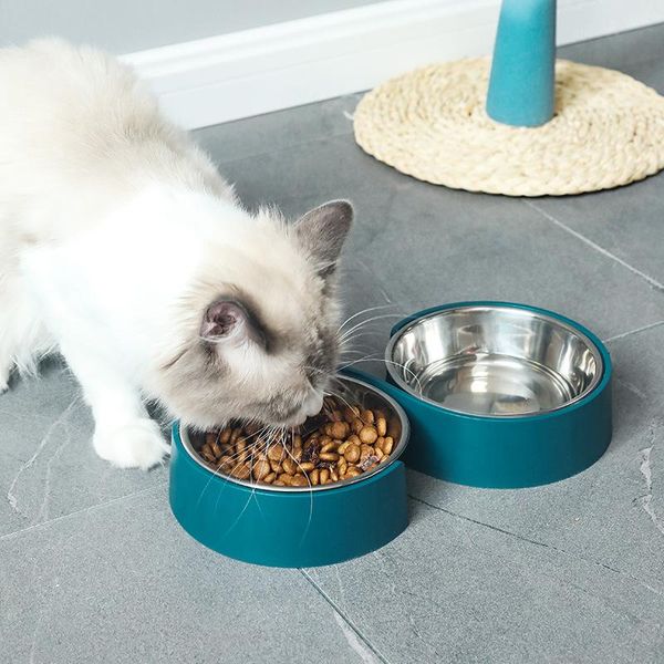 double pet bowls dog water feeder stainless steel drinking dish cat puppy feeding supplies small accessories & feeders
double pet bowls dog water feeder stainless steel drinking dish cat puppy feeding supplies small accessories & feeders