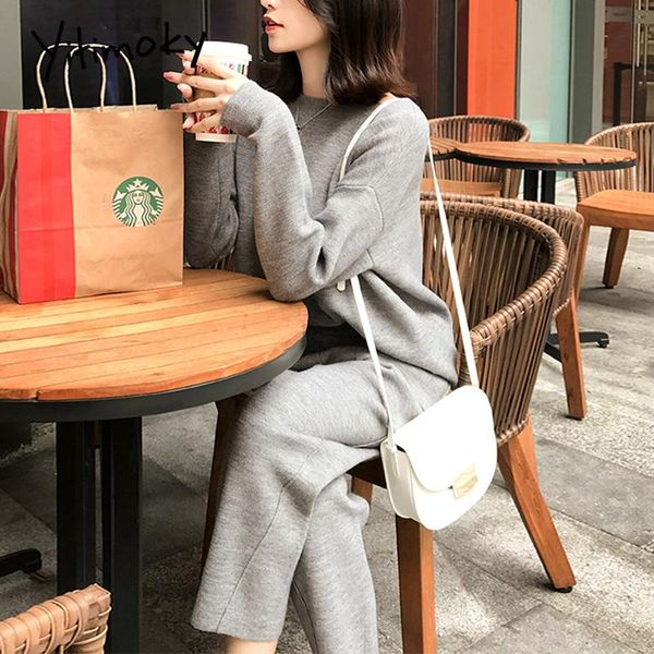 women's two piece pants yitimoky 2021 winter casual 2 pieces set thick tracksuits sweater o-neck jumpers & elastic waist suit female kn, White
women's two piece pants yitimoky 2021 winter casual 2 pieces set thick tracksuits sweater o-neck jumpers & elastic waist suit female kn, White