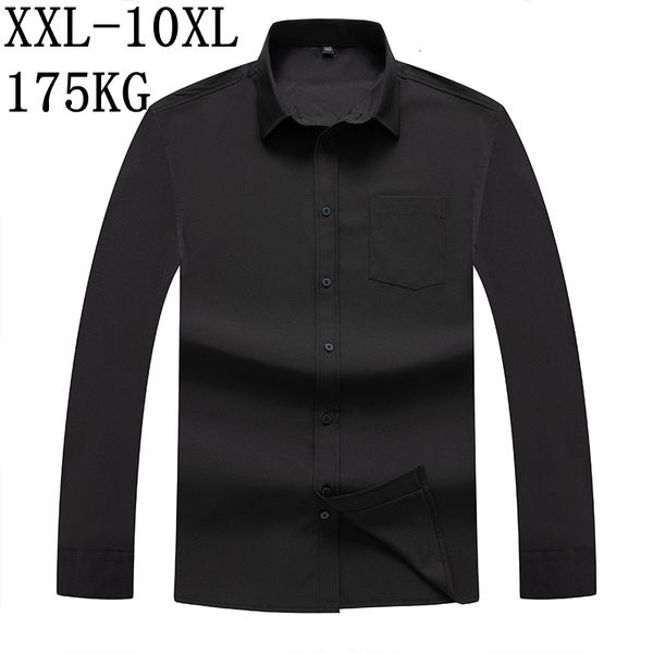 men's casual shirts loose long sleeve formal shirt, large casual brand clothing, business, 10xl, 8xl, 7xl, in 2021, White;black
men's casual shirts loose long sleeve formal shirt, large casual brand clothing, business, 10xl, 8xl, 7xl, in 2021, White;black