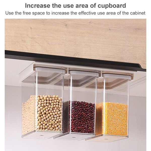 kitchen hanging transparent square sealed can moisture-proof grain storage box perfume coffee bean bottles & jars
kitchen hanging transparent square sealed can moisture-proof grain storage box perfume coffee bean bottles & jars