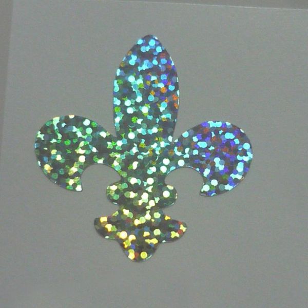 silver holographic sparkle glitter hologram fleur de lis stickers envelope package seals gift wrap
silver holographic sparkle glitter hologram fleur de lis stickers envelope package seals gift wrap