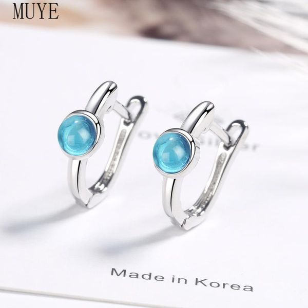 hoop & huggie muye real 925 sterling silver blue crystal bead earrings ear buckle for women's ol fashion jewelry party gift, Golden;silver
hoop & huggie muye real 925 sterling silver blue crystal bead earrings ear buckle for women's ol fashion jewelry party gift, Golden;silver