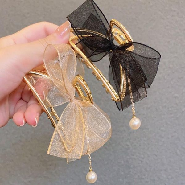hair clips & barrettes women girls headwear korean style fringed pearl bow net yarn grabbing clip metal hairpin accessories, Golden;silver
hair clips & barrettes women girls headwear korean style fringed pearl bow net yarn grabbing clip metal hairpin accessories, Golden;silver