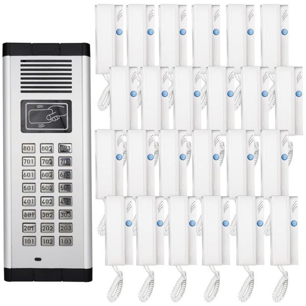 building security direct press key audio door phone for 24 apartments 2-wired intercom system support rfid unlock phones
building security direct press key audio door phone for 24 apartments 2-wired intercom system support rfid unlock phones