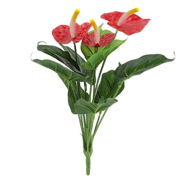 decorative flowers & wreaths 12-head artificial anthurium flower floral decor home office plastic fake ornament plants
decorative flowers & wreaths 12-head artificial anthurium flower floral decor home office plastic fake ornament plants