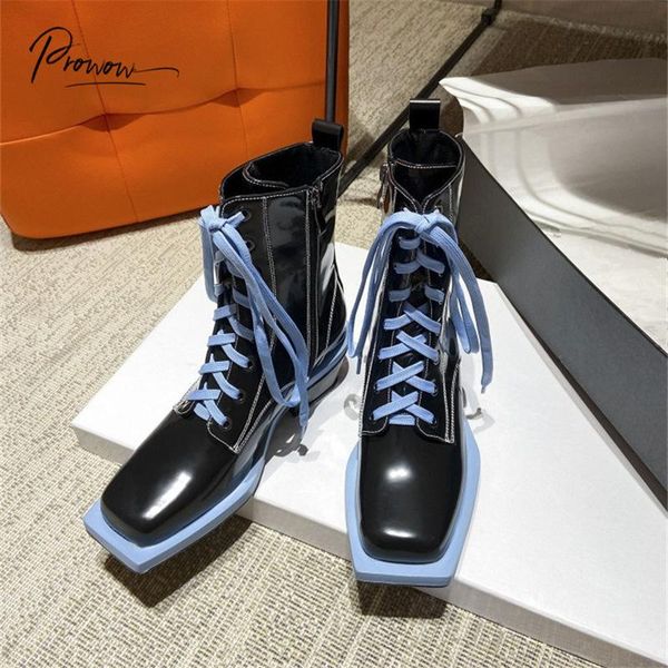 boots prowow fashion black genuine leather women ankle square toe cross tied thick mid heel winter shoes woman
boots prowow fashion black genuine leather women ankle square toe cross tied thick mid heel winter shoes woman