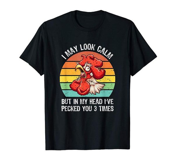 men's t-shirts i may look calm but in my head i've pecked you 3 times gifts t-shirt, White;black
men's t-shirts i may look calm but in my head i've pecked you 3 times gifts t-shirt, White;black