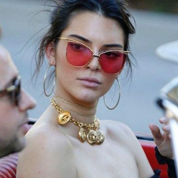 sunglasses arrival 2021 fashion women brand designer summer red yellow lens sun glasses celebrity singer decorative shades, White;black
sunglasses arrival 2021 fashion women brand designer summer red yellow lens sun glasses celebrity singer decorative shades, White;black