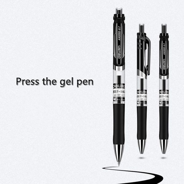press the gel pen black office fountain bold signature type learning stationery pens
press the gel pen black office fountain bold signature type learning stationery pens