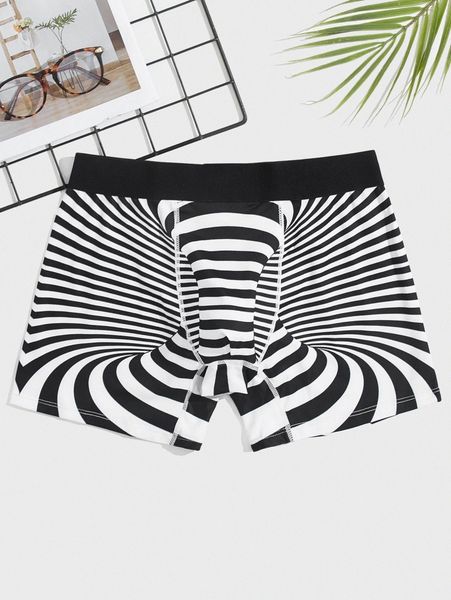 men striped print boxer brief t5tz#, Black;brown
men striped print boxer brief t5tz#, Black;brown