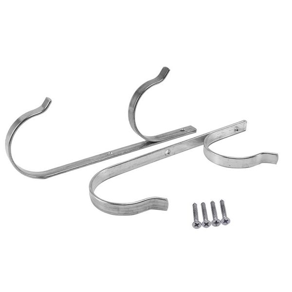 hooks & rails pool pole hanger premium 2pcs aluminium holder set, perfect for poles, skimmers, leaf rakes, nets, brushes, vac
hooks & rails pool pole hanger premium 2pcs aluminium holder set, perfect for poles, skimmers, leaf rakes, nets, brushes, vac