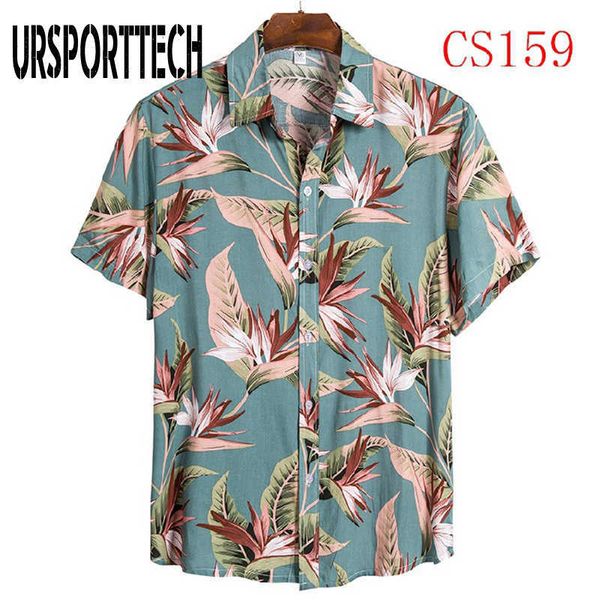 summer men's shirt short sleeve hawaiian beach shirts for men casual slim fit leaves printed plus size button up shirts 210528, White;black
summer men's shirt short sleeve hawaiian beach shirts for men casual slim fit leaves printed plus size button up shirts 210528, White;black
