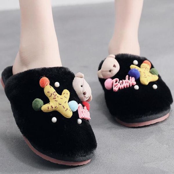 slippers women home flat indoor shoes female slip on cute cartoon furry warm laides fashion wild soft woman s992, Black
slippers women home flat indoor shoes female slip on cute cartoon furry warm laides fashion wild soft woman s992, Black