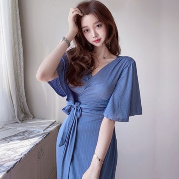 summer long maxi dress women casual boho solid color beach v-neck ruffle bodycon wrap high slit party 210525, Black;gray
summer long maxi dress women casual boho solid color beach v-neck ruffle bodycon wrap high slit party 210525, Black;gray
