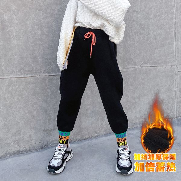 hip-hop baby girls pants 3 to 14 years thicken warm harem pants autumn winter plush lining trousers letter elastic ankle joggers, White
hip-hop baby girls pants 3 to 14 years thicken warm harem pants autumn winter plush lining trousers letter elastic ankle joggers, White