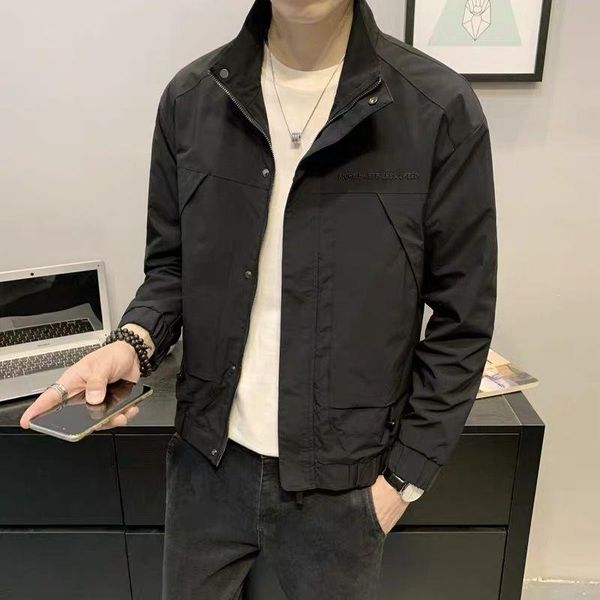 men's jackets black fashion jacket stand collar zipper bottom elastic 2021 autumn simple personalized clothing 2 colors 4xl, Black;brown
men's jackets black fashion jacket stand collar zipper bottom elastic 2021 autumn simple personalized clothing 2 colors 4xl, Black;brown