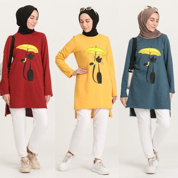 ethnic clothing printed knitted tunic unlined long sleeve zero collar seasonal women muslim fashion hijab daily useful sports, Red
ethnic clothing printed knitted tunic unlined long sleeve zero collar seasonal women muslim fashion hijab daily useful sports, Red
