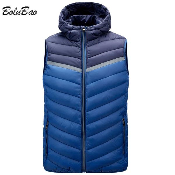 men's vests bolubao straight hooded vest autumn and winter cotton-padded jacket youth casual color matching men, Black;white
men's vests bolubao straight hooded vest autumn and winter cotton-padded jacket youth casual color matching men, Black;white