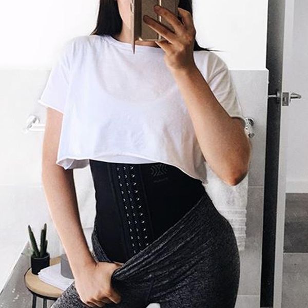 waist trainer corset women's binders and shapers steel boned slimming belt bustiers corsage women shapewear, Black;white
waist trainer corset women's binders and shapers steel boned slimming belt bustiers corsage women shapewear, Black;white