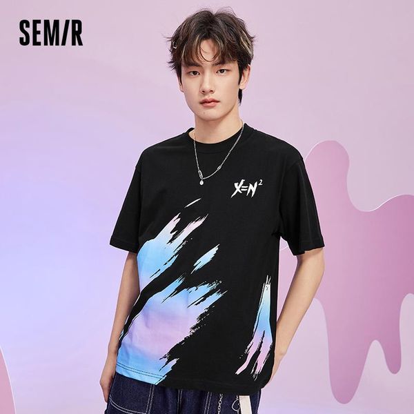 short sleeve t-shirts men trendy couples clothes spring 2021 loose print pattern hip-hop style hong kong trend t men's, White;black
short sleeve t-shirts men trendy couples clothes spring 2021 loose print pattern hip-hop style hong kong trend t men's, White;black