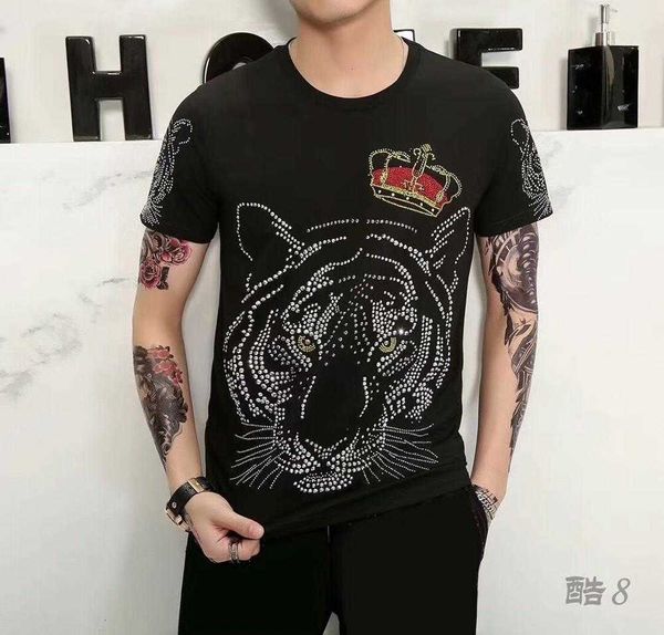 men's t-shirts t shirts tiger 100% cotton breathable men's bottoming t- pk4n, White;black
men's t-shirts t shirts tiger 100% cotton breathable men's bottoming t- pk4n, White;black
