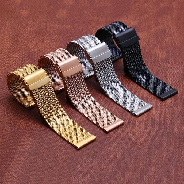 watch bands style stainless steel watchband 18 20 22 24mm black silver golden strap for male's and female's wristband quick releas, Black;brown
watch bands style stainless steel watchband 18 20 22 24mm black silver golden strap for male's and female's wristband quick releas, Black;brown