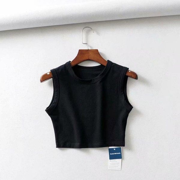 women's tanks & camis summer 2021 casual crop black tank woman korean short club ladies camisole elastic slim for women, White
women's tanks & camis summer 2021 casual crop black tank woman korean short club ladies camisole elastic slim for women, White