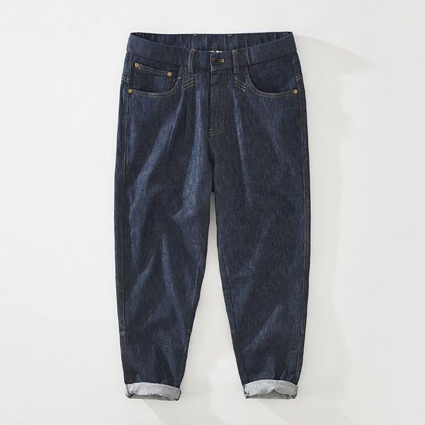 men's jeans 2021 retro blue for men japan style fashion streetwear simple zipper loose linen cotton straight casual denim trousers
men's jeans 2021 retro blue for men japan style fashion streetwear simple zipper loose linen cotton straight casual denim trousers