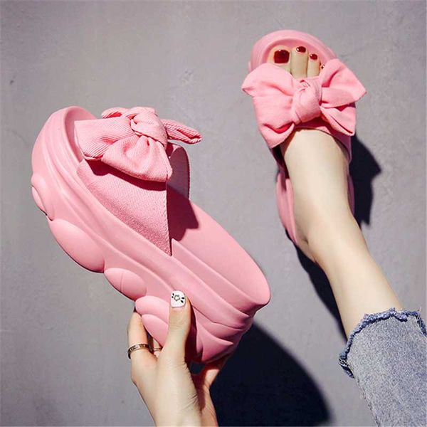 women's wedge slippers summer fashion chunky butterfly-knot sandals girl platform outdoor casual slides bear sole footwear, Black
women's wedge slippers summer fashion chunky butterfly-knot sandals girl platform outdoor casual slides bear sole footwear, Black