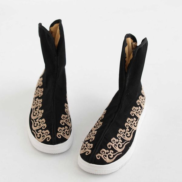 2021 autumn winter auspicious cloud boots embroidered black canvas martin men's rubber soled cotton linen
2021 autumn winter auspicious cloud boots embroidered black canvas martin men's rubber soled cotton linen