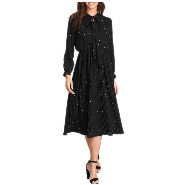 casual dresses fashion women's black print maxi dress long sleeve high elastic office female party 2021 vestidos, Black;gray
casual dresses fashion women's black print maxi dress long sleeve high elastic office female party 2021 vestidos, Black;gray