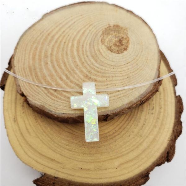 chains 10pcs synthetic opal clear chain necklace cross choker for women and girls, Silver
chains 10pcs synthetic opal clear chain necklace cross choker for women and girls, Silver