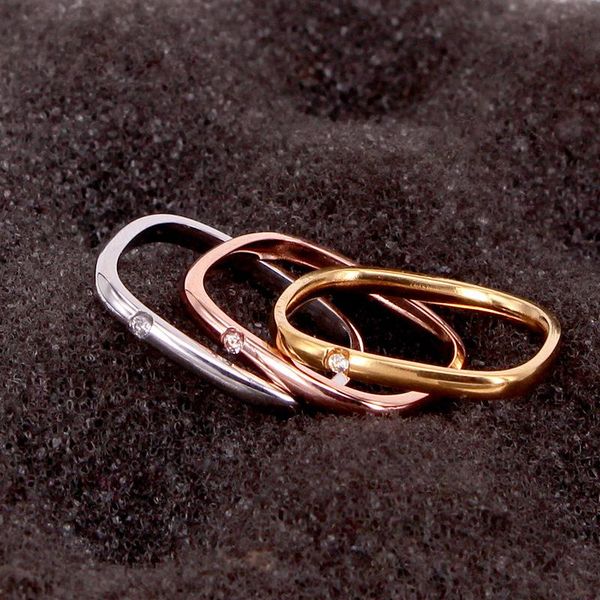 wedding rings stainless steel rose gold color love zircon crystal square finger ring women girl party gift, Slivery;golden
wedding rings stainless steel rose gold color love zircon crystal square finger ring women girl party gift, Slivery;golden