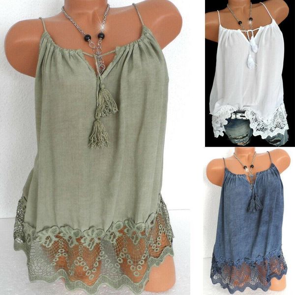 women tanks plus size sleeveless hollow summer casual lace vest blouse t shirt cami fashion clothes, White
women tanks plus size sleeveless hollow summer casual lace vest blouse t shirt cami fashion clothes, White