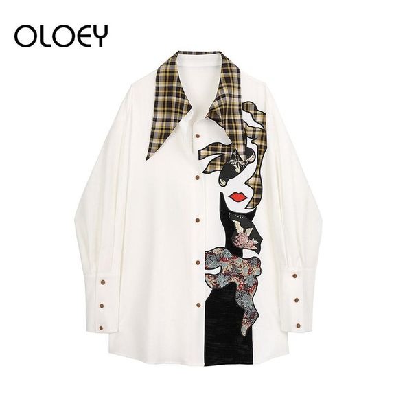 fashion women beige printed big size button blouse lapel long sleeve loose fit shirt vintage tide spring autumn 2021 women's blouses &, White
fashion women beige printed big size button blouse lapel long sleeve loose fit shirt vintage tide spring autumn 2021 women's blouses &, White